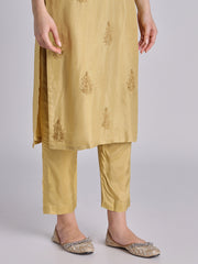 Mustard Kurta Set - 33222