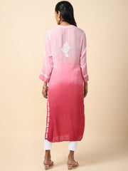 House of Dhara Georgette Chikankari Salwar Set for Women - 20696