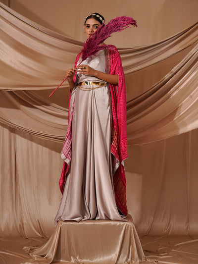 Gown with Cape and Belt - 27270