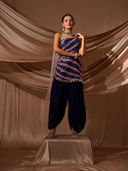 Beaded Jumpsuit with Dupatta - 27843