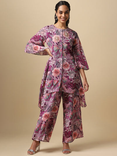 Short Kurta and Palazzo Co-ord Set - 28825